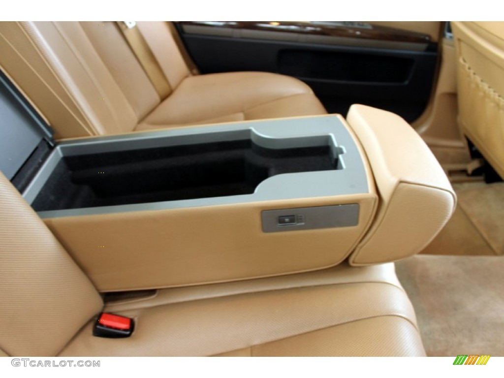 2004 7 Series 745Li Sedan - Orient Blue Metallic / Dark Blue/Natural Brown photo #42