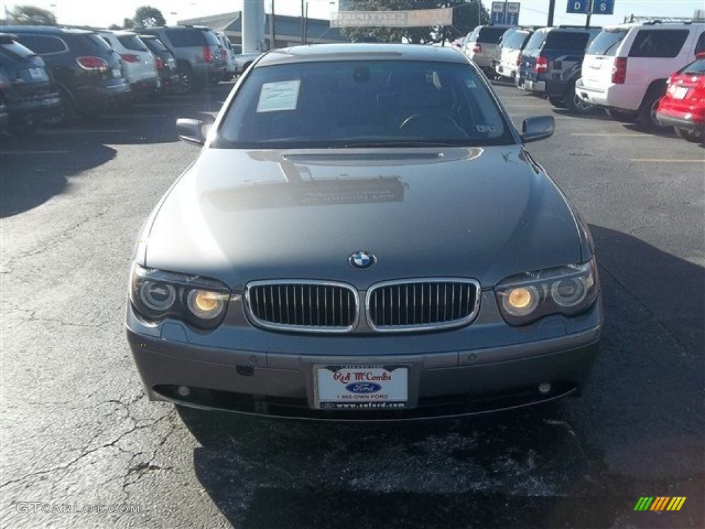 2005 7 Series 745Li Sedan - Titanium Grey Metallic / Black/Black photo #24