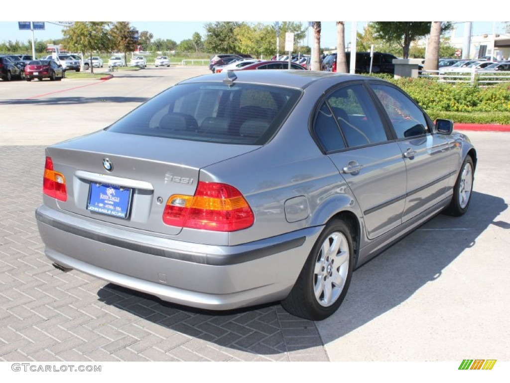 2004 3 Series 325i Sedan - Silver Grey Metallic / Black photo #8