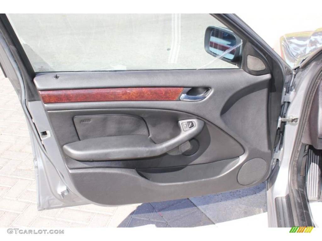 2004 3 Series 325i Sedan - Silver Grey Metallic / Black photo #10
