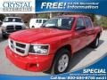 Flame Red 2011 Dodge Dakota Big Horn Crew Cab