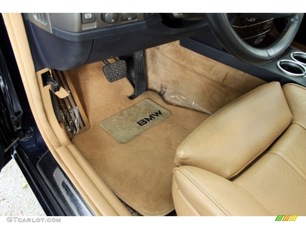 2004 7 Series 745Li Sedan - Orient Blue Metallic / Dark Blue/Natural Brown photo #55