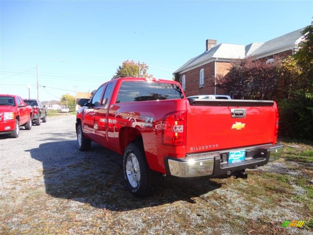 2013 Silverado 1500 LT Extended Cab 4x4 - Victory Red / Ebony photo #3