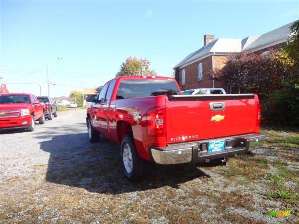 2013 Silverado 1500 LT Extended Cab 4x4 - Victory Red / Ebony photo #3