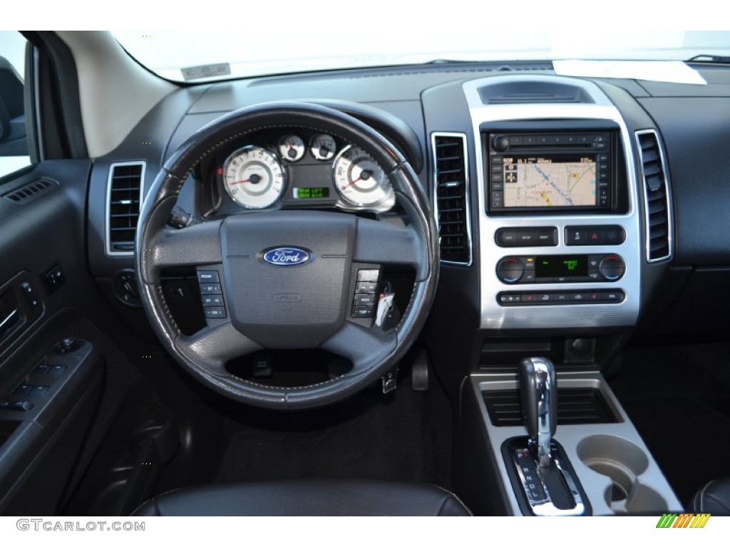 2007 Ford Edge SEL Plus AWD Charcoal Black Dashboard Photo #72477808