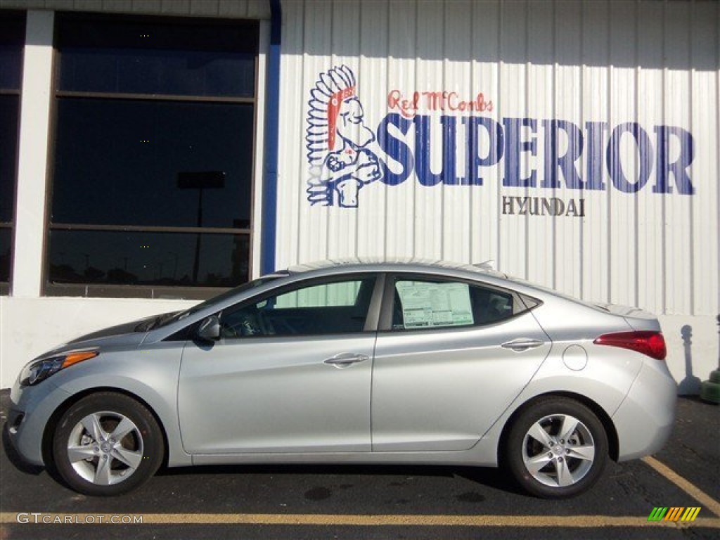 2013 Elantra GLS - Silver / Gray photo #4