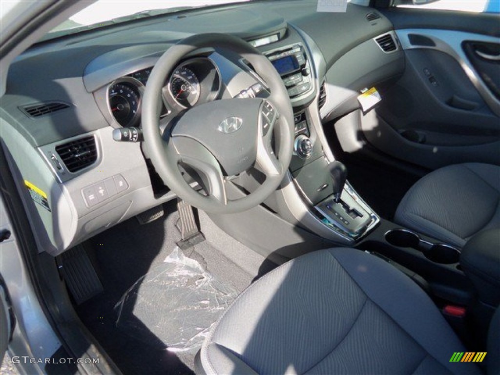 2013 Elantra GLS - Silver / Gray photo #8