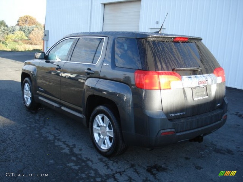 2011 Terrain SLE AWD - Cyber Gray Metallic / Light Titanium photo #8