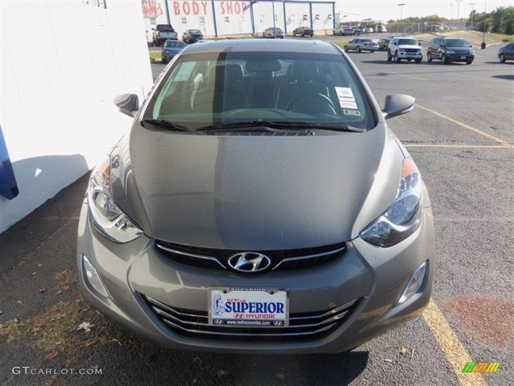 2013 Elantra Limited - Harbor Gray Metallic / Gray photo #2