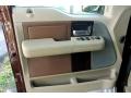 Tan/Castaño Leather 2008 Ford F150 King Ranch SuperCrew 4x4 Door Panel