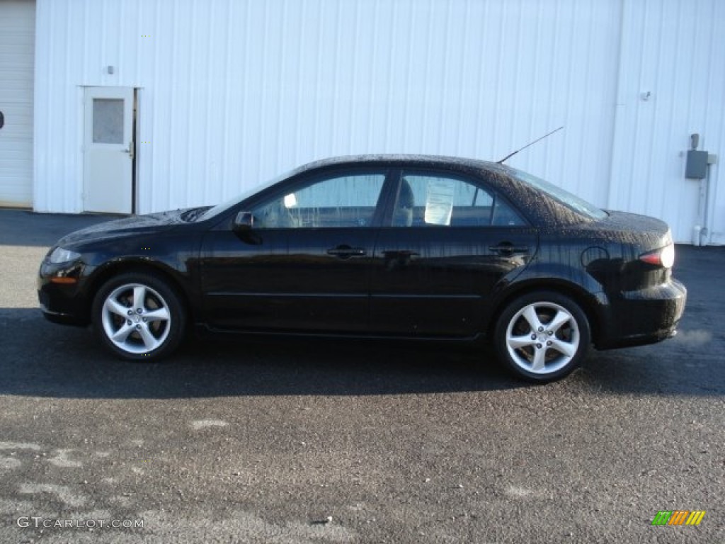 2007 MAZDA6 i Touring Sedan - Onyx Black / Black photo #1