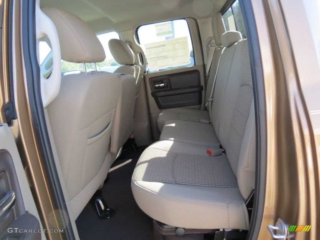 2012 Dodge Ram 1500 Big Horn Quad Cab Rear Seat Photo #72482854