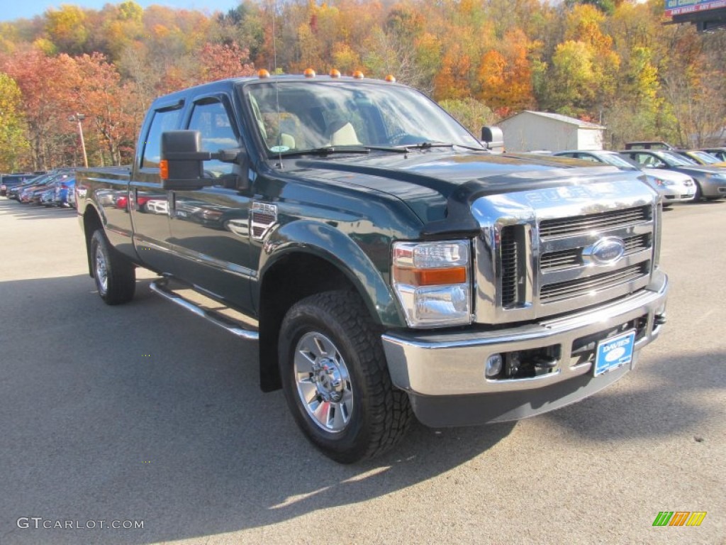 Forest Green Metallic 2008 Ford F350 Super Duty XLT Crew Cab 4x4 Exterior Photo #72483139