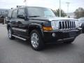 Brilliant Black Crystal Pearl 2008 Jeep Commander Overland 4x4