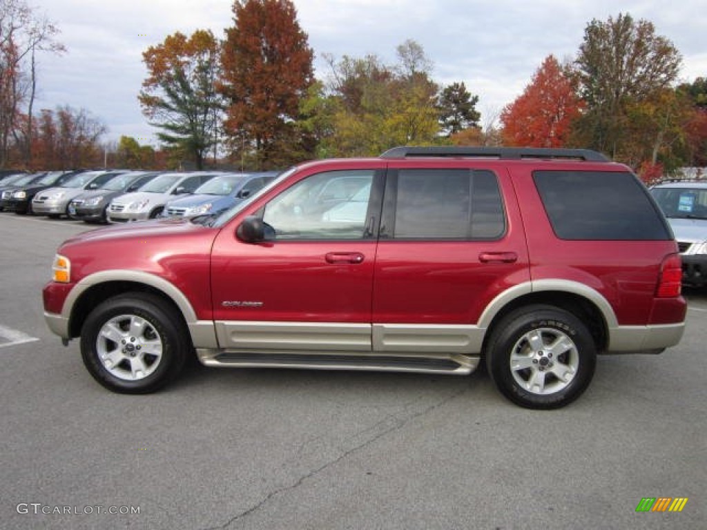 Redfire Metallic 2005 Ford Explorer Eddie Bauer 4x4 Exterior Photo #72483517