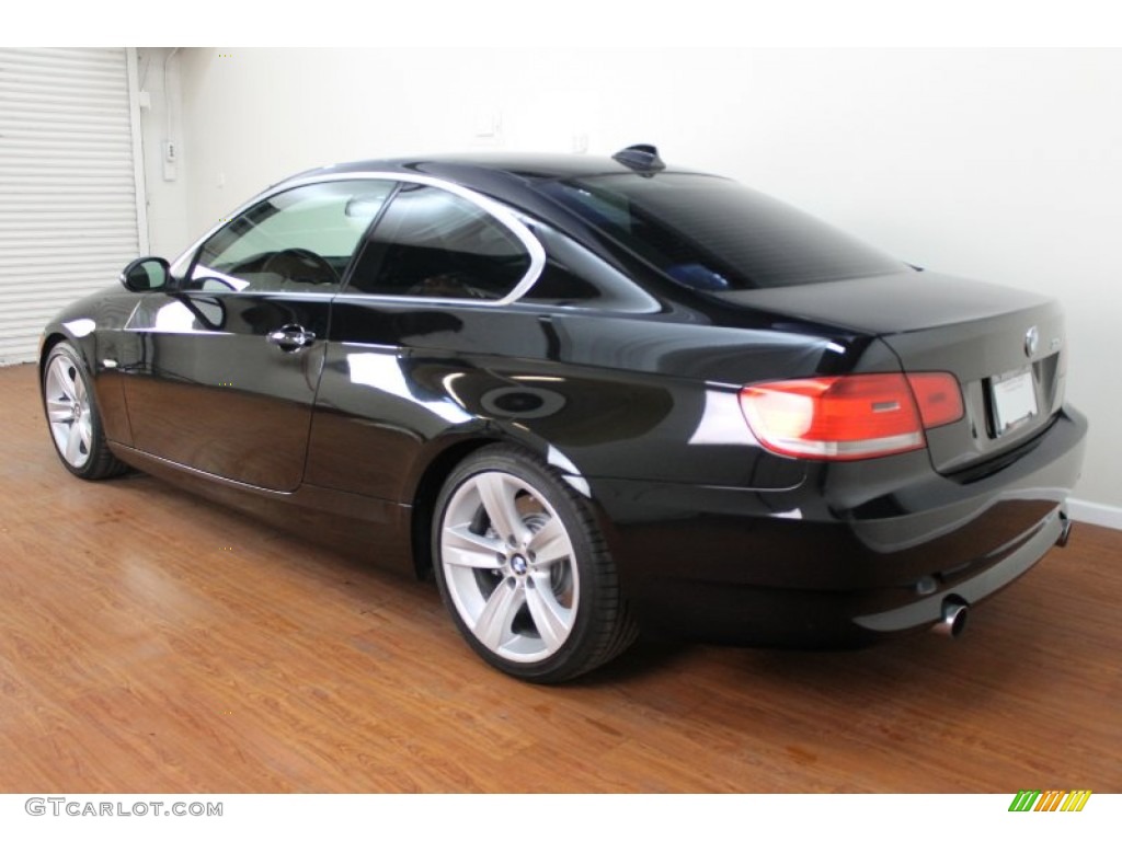 2008 3 Series 335i Coupe - Jet Black / Black photo #3