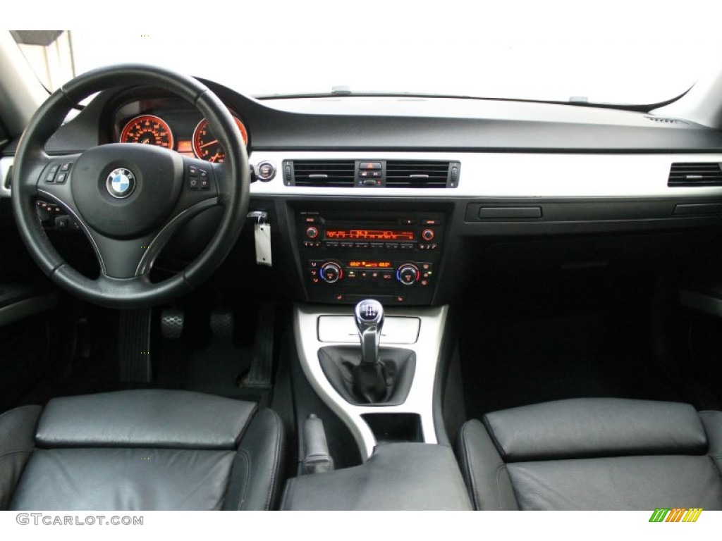 2008 BMW 3 Series 335i Coupe Black Dashboard Photo #72484012