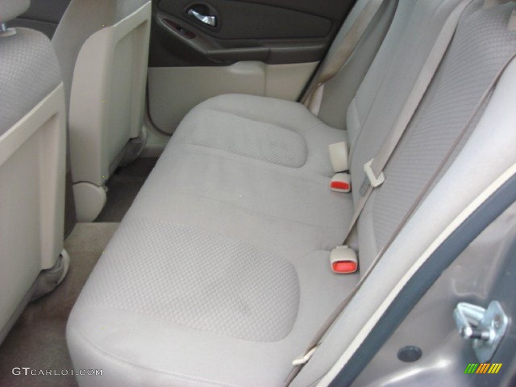 2007 Chevrolet Malibu LS V6 Sedan Rear Seat Photo #72484015