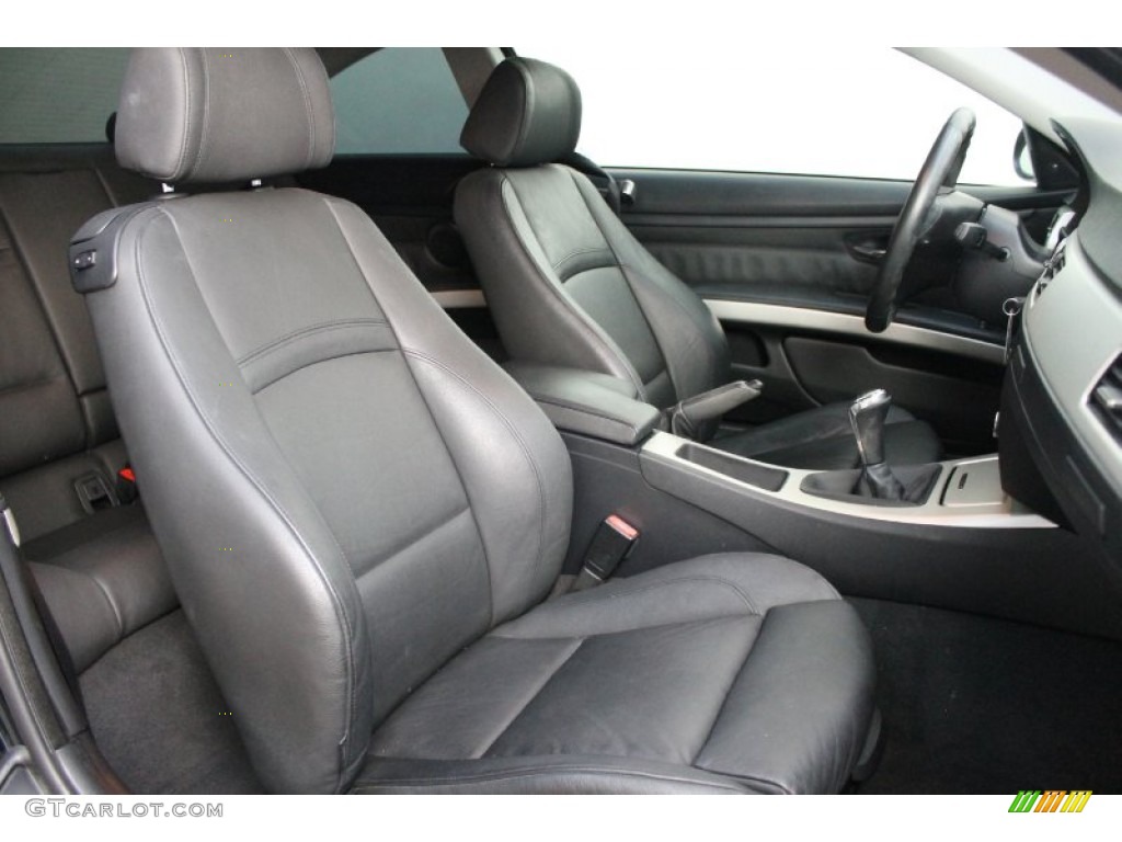 2008 3 Series 335i Coupe - Jet Black / Black photo #18