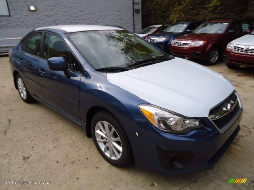 Marine Blue Pearl 2013 Subaru Impreza 2.0i Premium 4 Door Exterior Photo #72485134