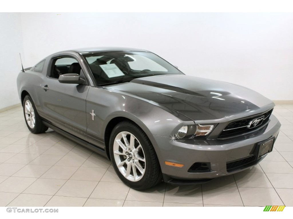 Sterling Grey Metallic 2010 Ford Mustang V6 Premium Coupe Exterior Photo #72485221