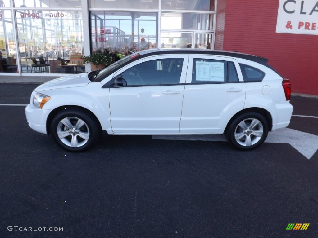 2011 Caliber Mainstreet - Bright White / Dark Slate/Medium Graystone photo #2