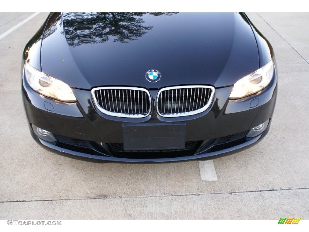 2009 3 Series 328i Coupe - Jet Black / Black photo #6