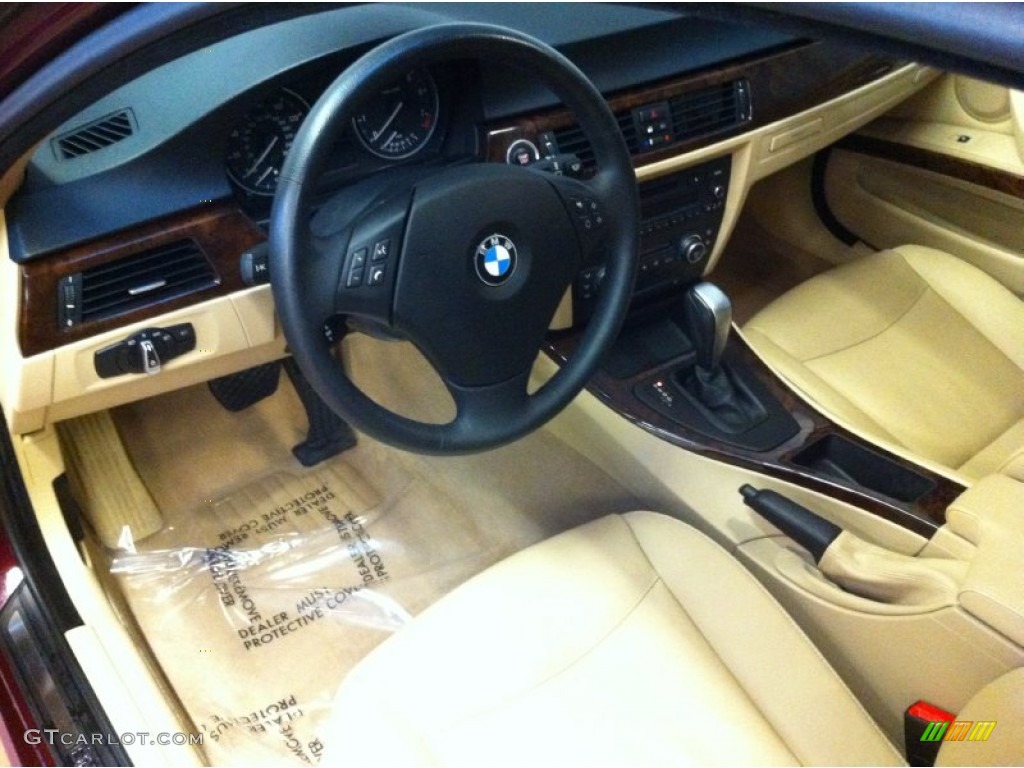 2009 3 Series 328i Sedan - Barbara Red Metallic / Beige photo #8