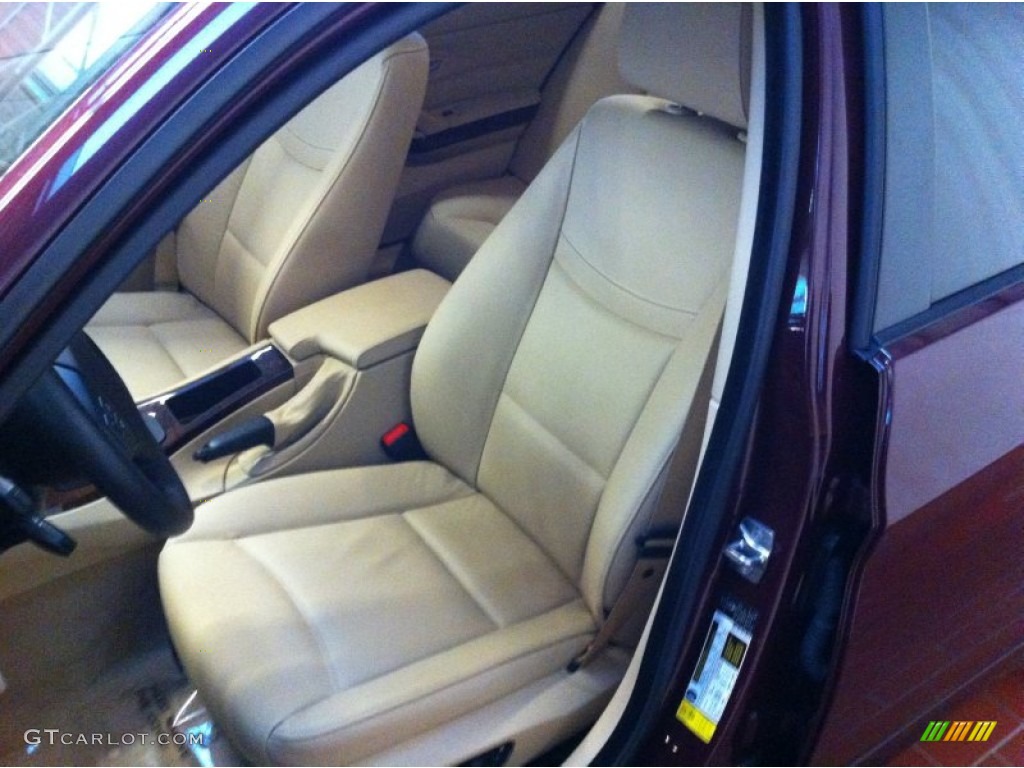 2009 3 Series 328i Sedan - Barbara Red Metallic / Beige photo #9