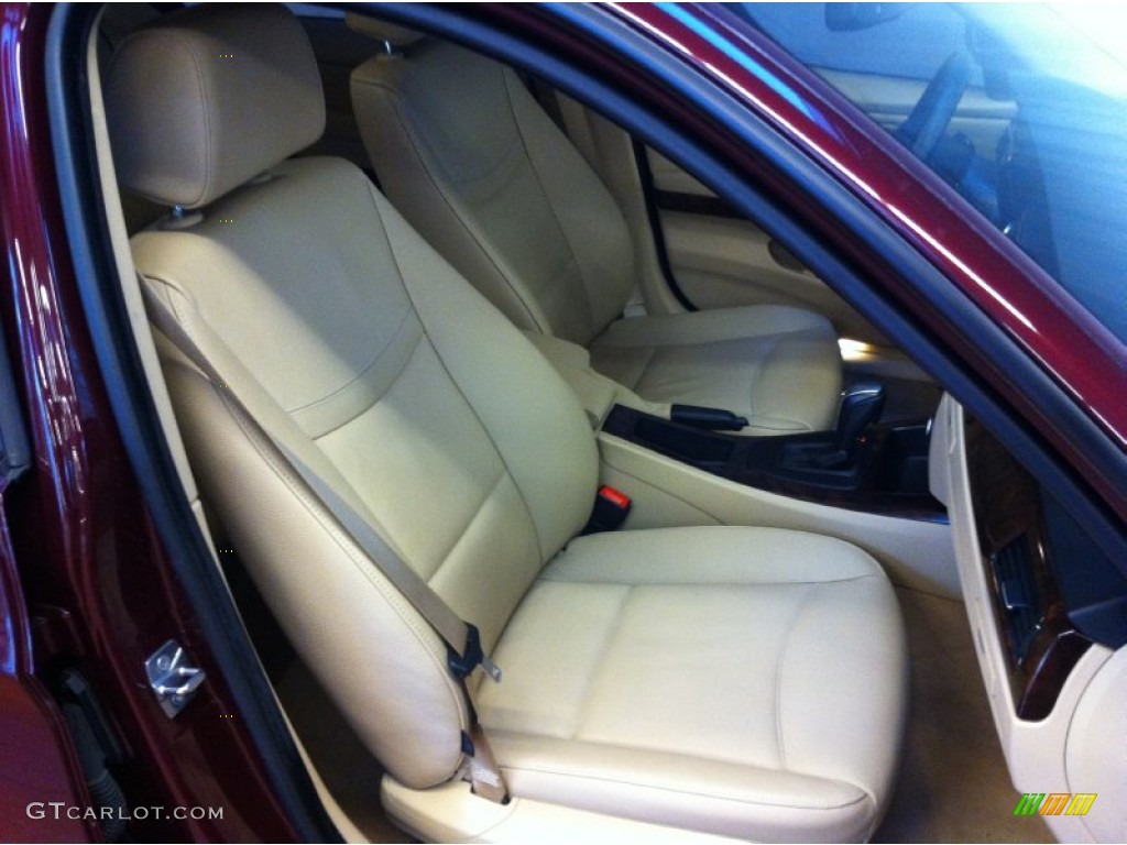 2009 3 Series 328i Sedan - Barbara Red Metallic / Beige photo #10