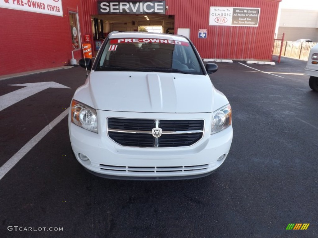 2011 Caliber Mainstreet - Bright White / Dark Slate/Medium Graystone photo #8