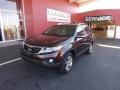 Dark Cherry 2013 Kia Sorento EX V6