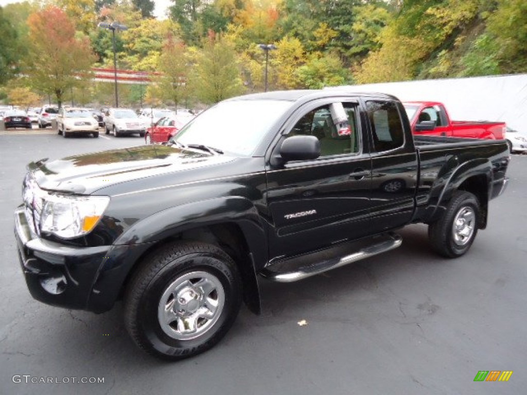 Black Sand Pearl 2010 Toyota Tacoma V6 SR5 Access Cab 4x4 Exterior Photo #72487351