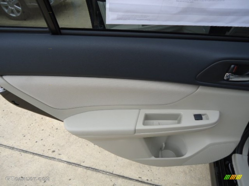 2013 Subaru XV Crosstrek 2.0 Premium Ivory Door Panel Photo #72487591