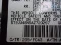  2010 Tacoma V6 SR5 Access Cab 4x4 Black Sand Pearl Color Code 209