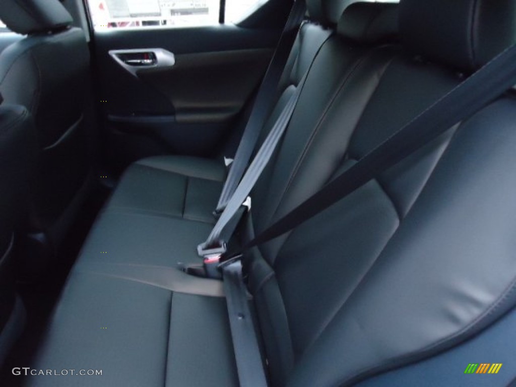 Black Interior 2013 Lexus CT 200h Hybrid Premium Photo #72488006