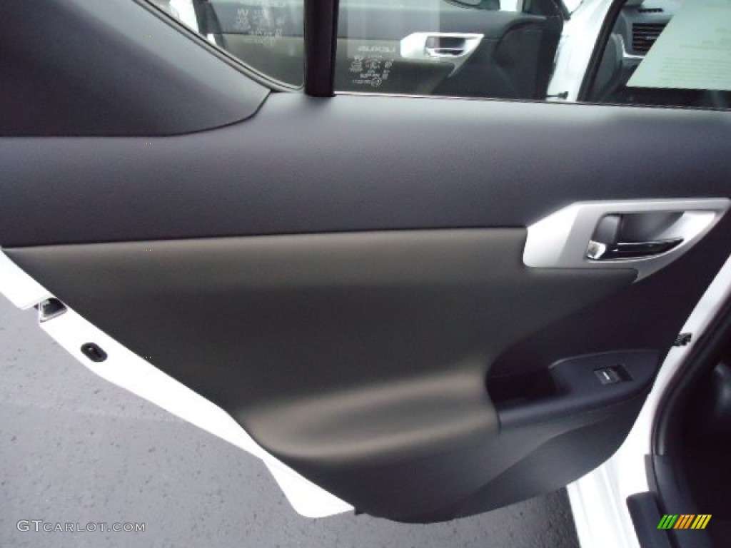 2013 Lexus CT 200h Hybrid Premium Black Door Panel Photo #72488057