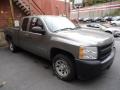 2008 Graystone Metallic Chevrolet Silverado 1500 Work Truck Extended Cab  photo #3