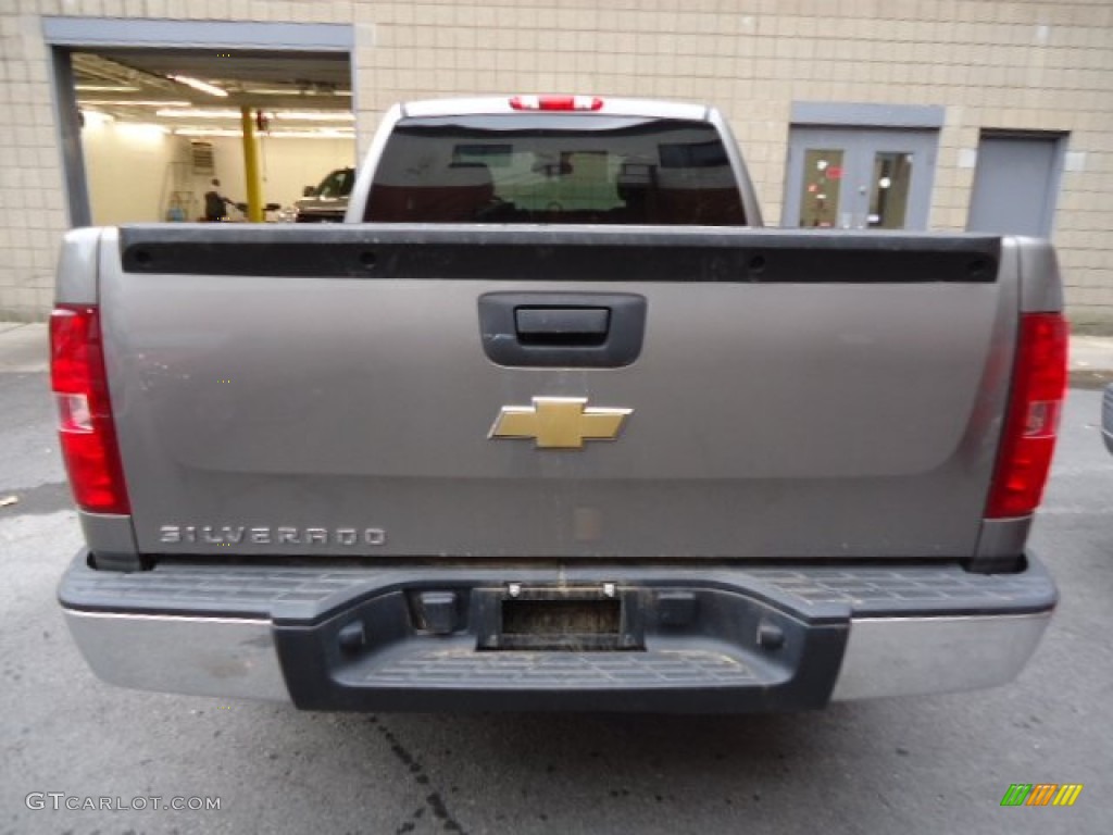 2008 Silverado 1500 Work Truck Extended Cab - Graystone Metallic / Dark Titanium photo #11