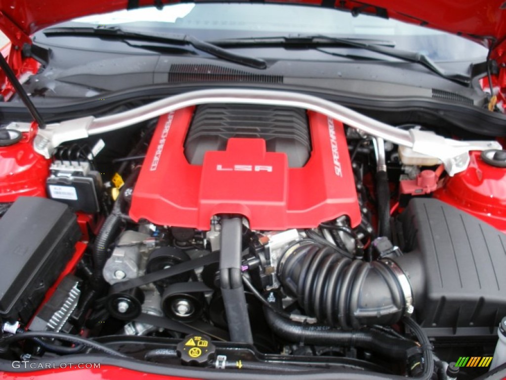 2013 Chevrolet Camaro ZL1 6.2 Liter Eaton Supercharged OHV 16-Valve LSA V8 Engine Photo #72488687
