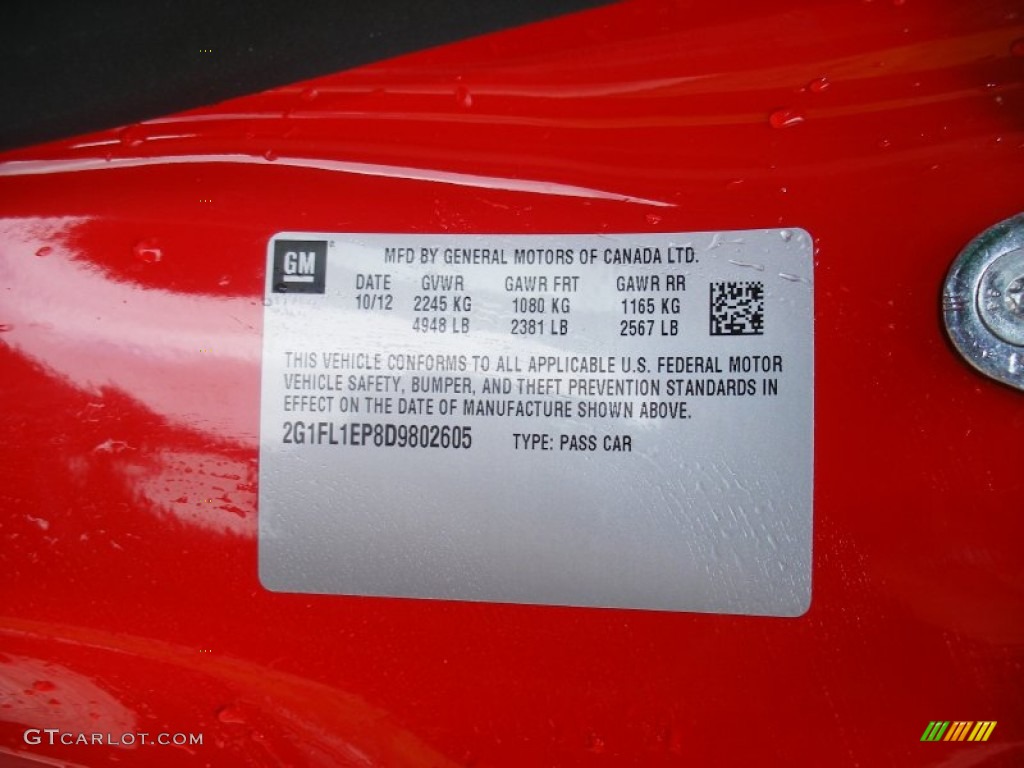 2013 Camaro ZL1 - Victory Red / Black photo #52
