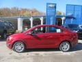 2013 Crystal Red Tintcoat Chevrolet Sonic LT Sedan  photo #2