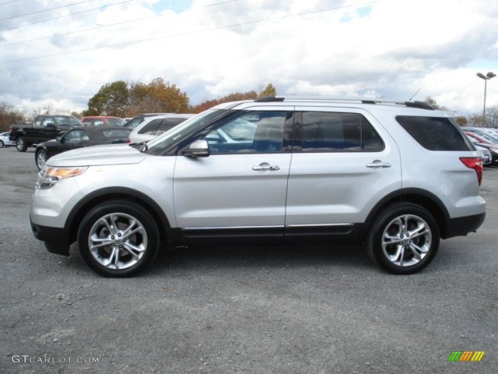 2011 Explorer Limited 4WD - Ingot Silver Metallic / Charcoal Black photo #5