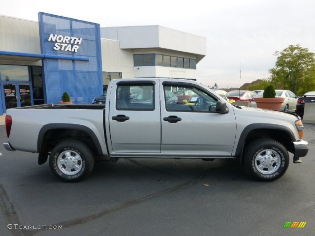 2006 Colorado LT Crew Cab 4x4 - Silver Birch Metallic / Very Dark Pewter photo #2