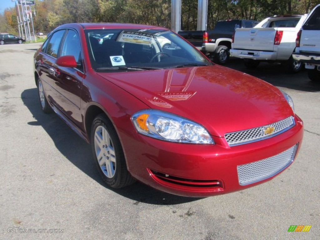 2013 Impala LT - Crystal Red Tintcoat / Gray photo #9