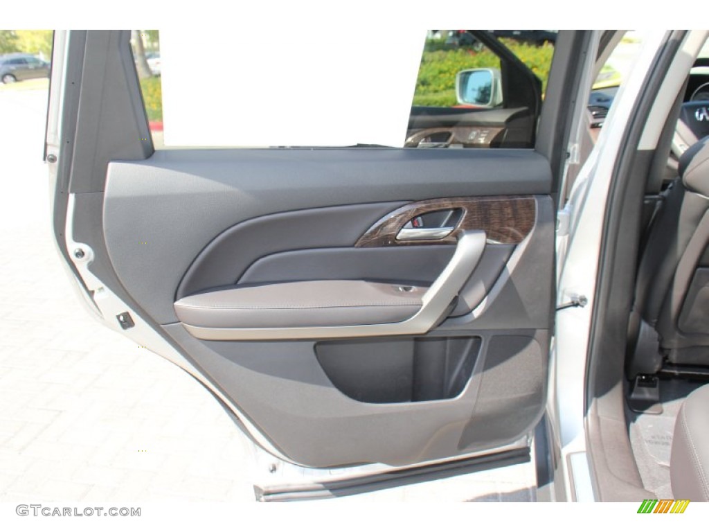 2013 Acura MDX SH-AWD Ebony Door Panel Photo #72490915