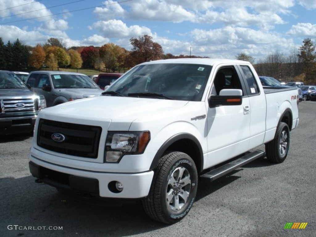 Oxford White 2013 Ford F150 FX4 SuperCab 4x4 Exterior Photo #72491014