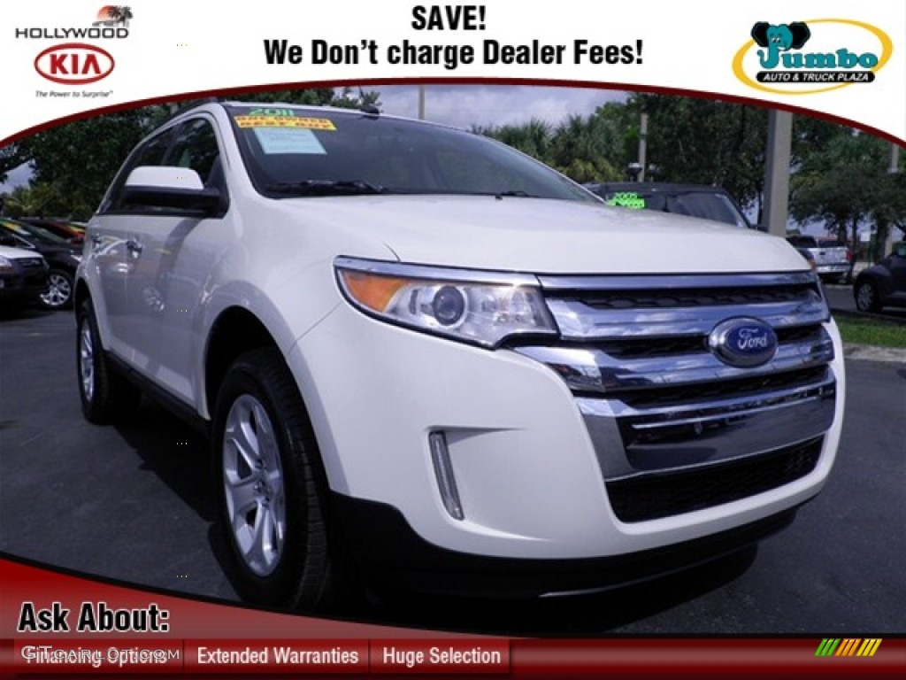 White Suede Ford Edge