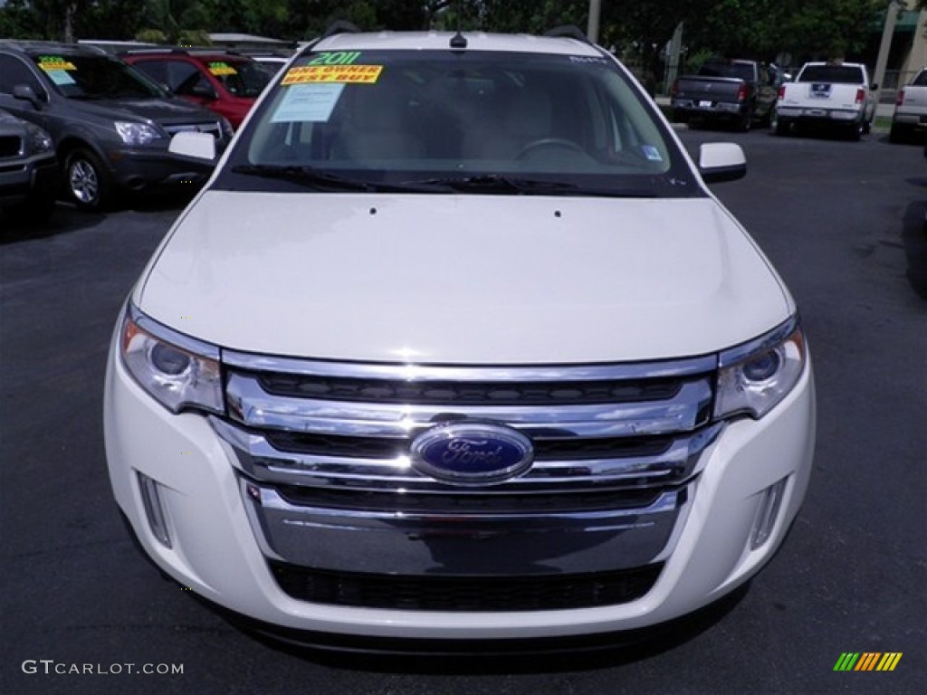 2011 Edge SEL - White Suede / Medium Light Stone photo #7