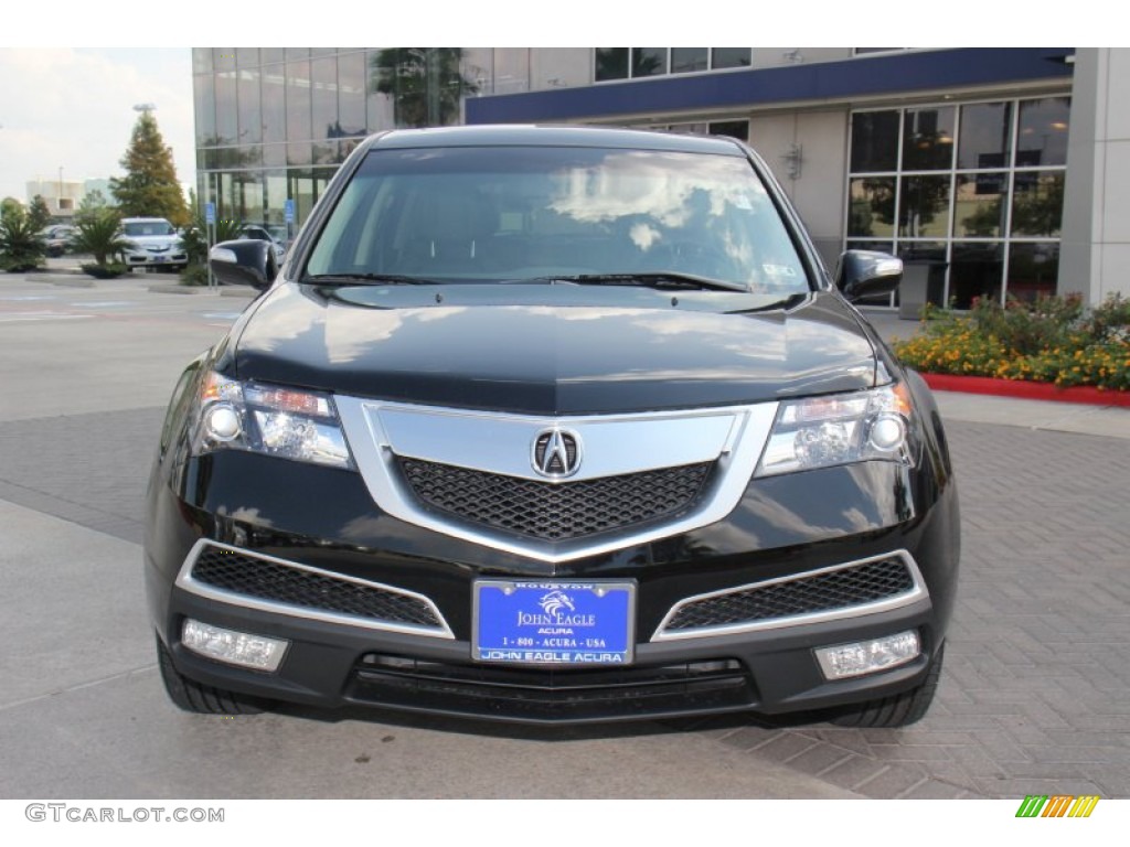 2013 MDX SH-AWD - Crystal Black Pearl / Ebony photo #2